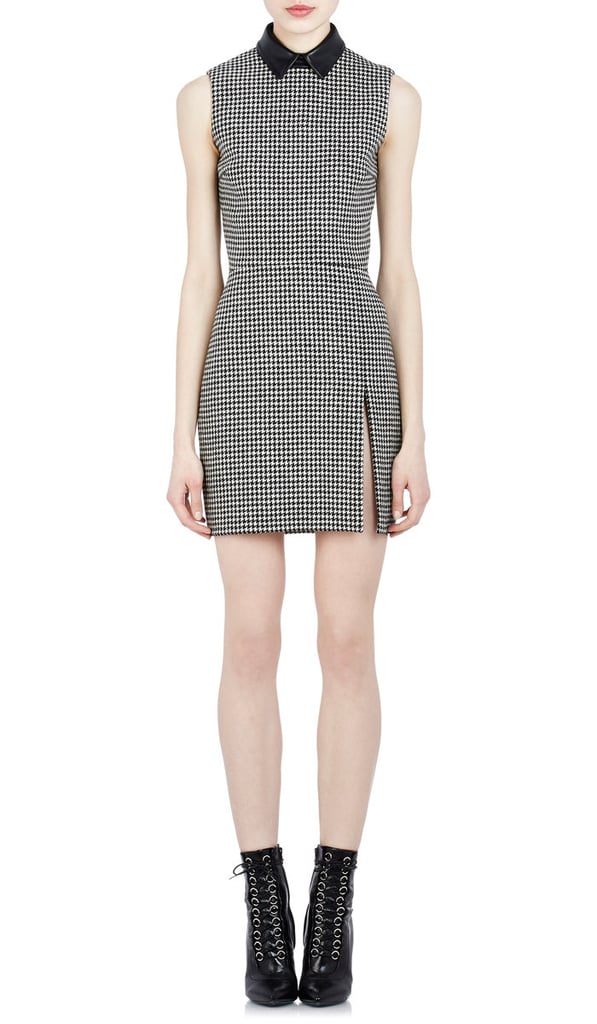Saint Laurent Houndstooth Sheath Dress ($2,990)