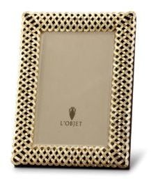 Braided 24K Gold-Plated Photo Frame ($100)