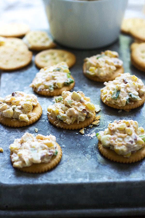 Cheddar, Corn, and Chipotle Dip