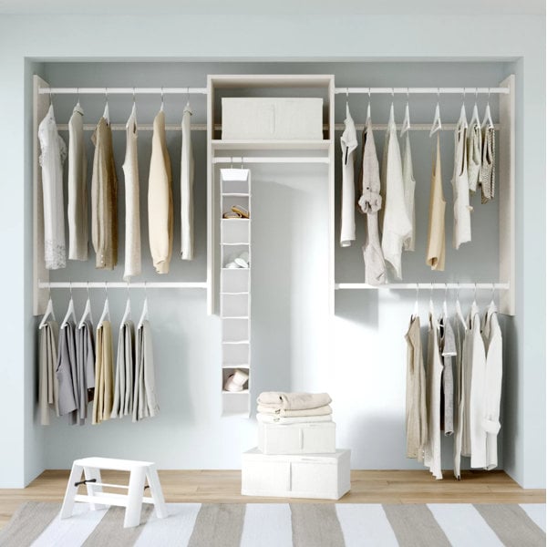 Dotted Line Grid Closet System
