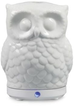 SpaRoom Owl USB Ultrasonic Essential Oil Diffuser in White