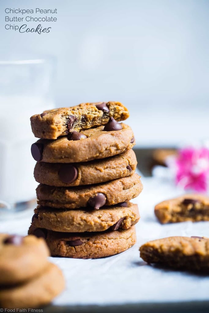 Peanut Butter Chickpea Chocolate Chip Cookies