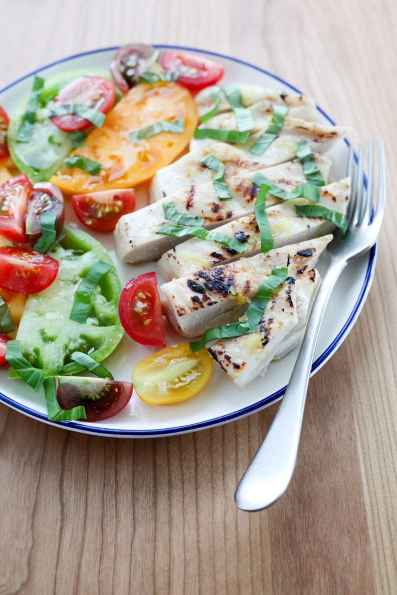 Lemon-Basil Grilled Chicken Breasts