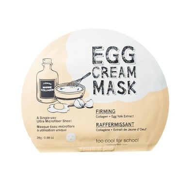 Too Cool For School Firming Egg Cream Mask