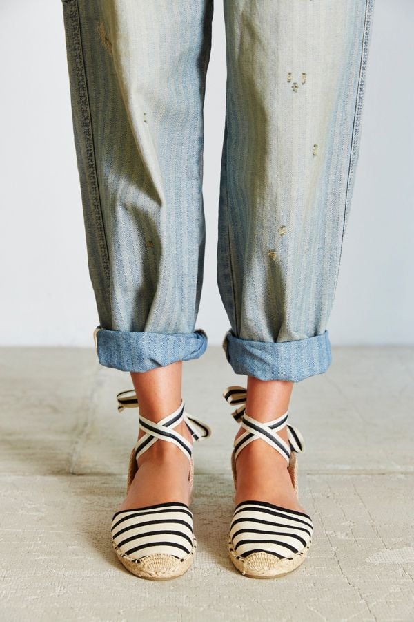 Soludos Classic Canvas Stripe Espadrille Sandals