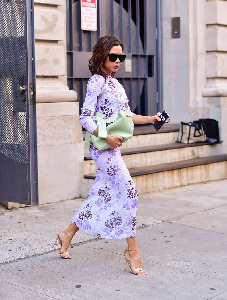 Victoria Showed Off an Exclusive Floral-Print Dress