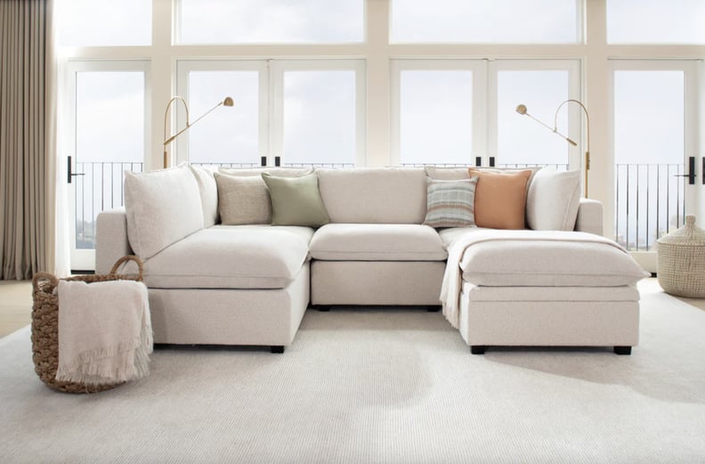 My Exact Couch on Sale For Cyber Monday: Albany Park Kova L-Shape + Ottoman Sectional Sofa