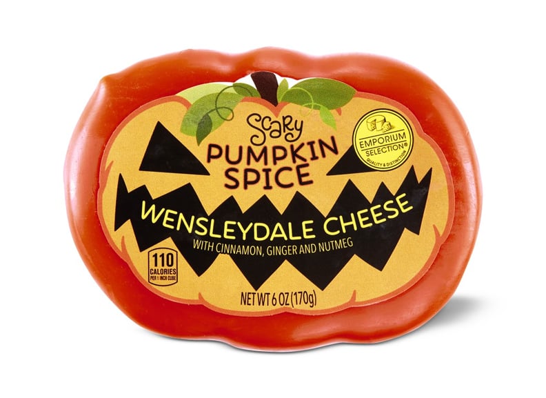 Aldi's Scary Pumpkin Spice Wensleydale Cheese