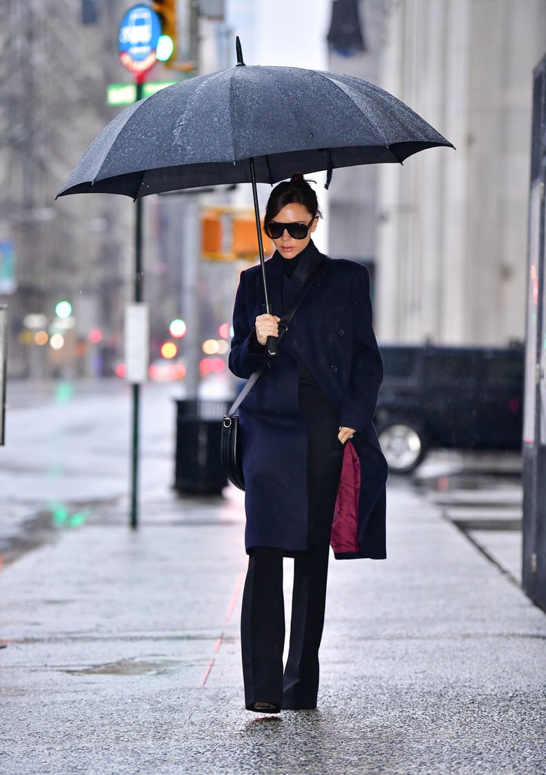 Victoria Was Seen Making Her Way to the Event Wearing an All-Black Outfit and Her Signature Sunglasses