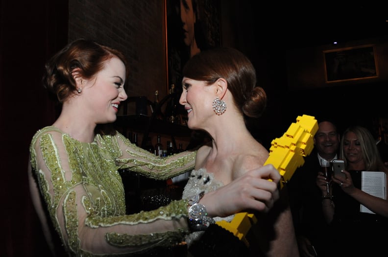 Emma Stone and Julianne Moore