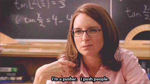 The mom who takes the class way too seriously.