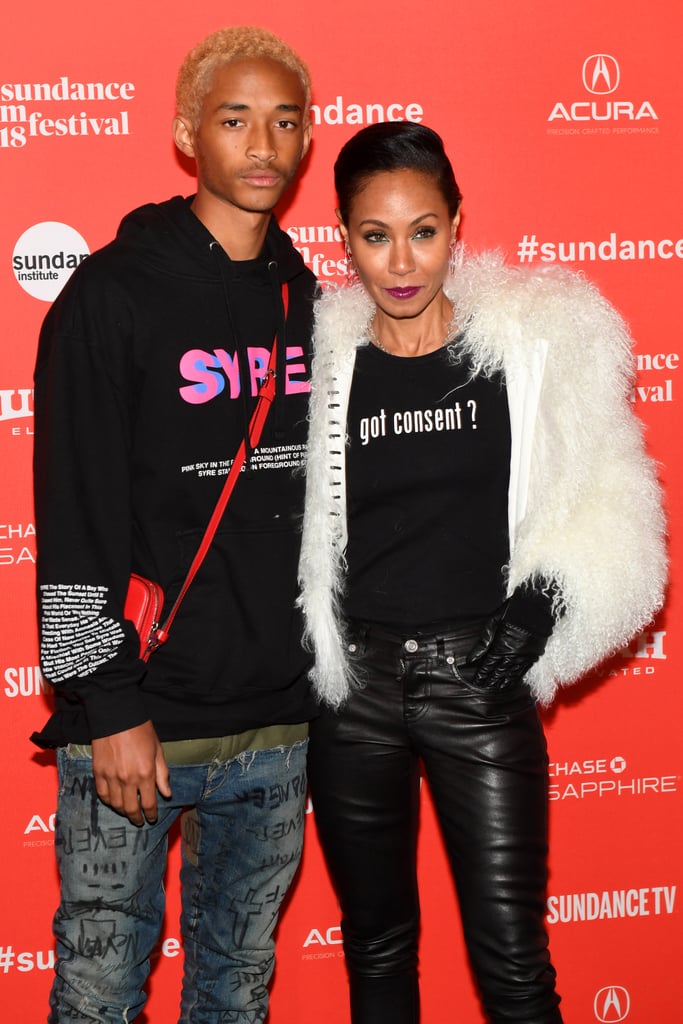 Jada Pinkett and Jaden Smith at 2018 Sundance Film Festival