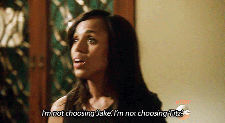 She chooses herself, and it's so lame.