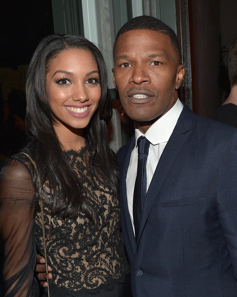 Jamie and Corinne Foxx at InStyle Golden Globes Event