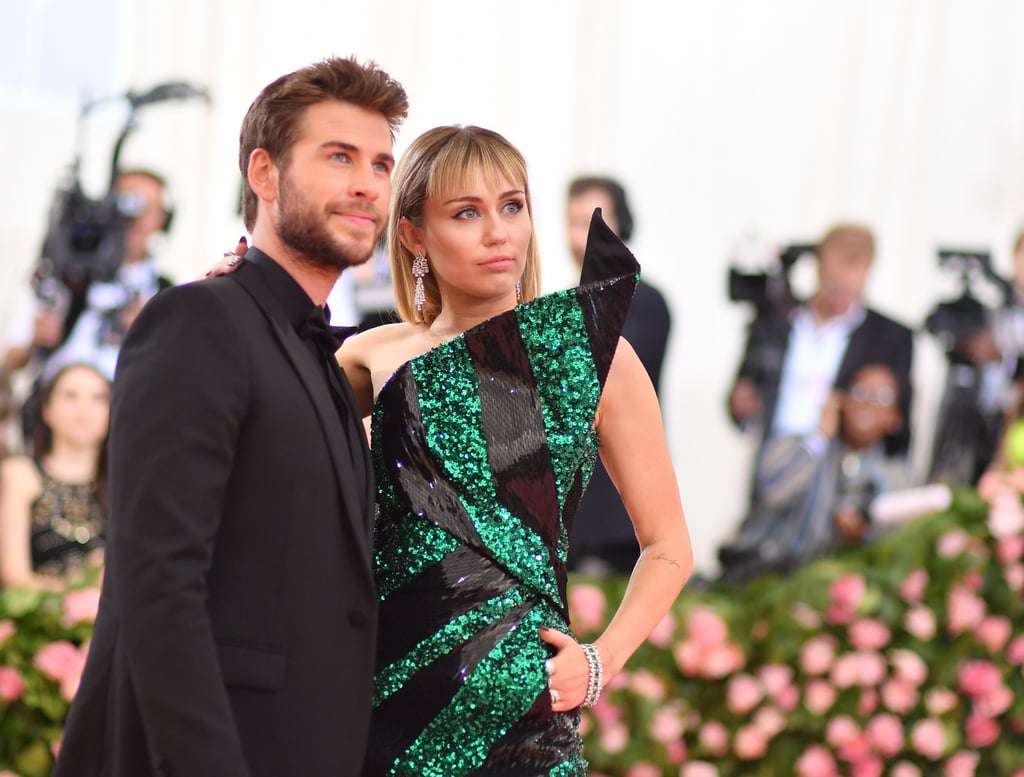 Miley Cyrus and Liam Hemsworth at the 2019 Met Gala