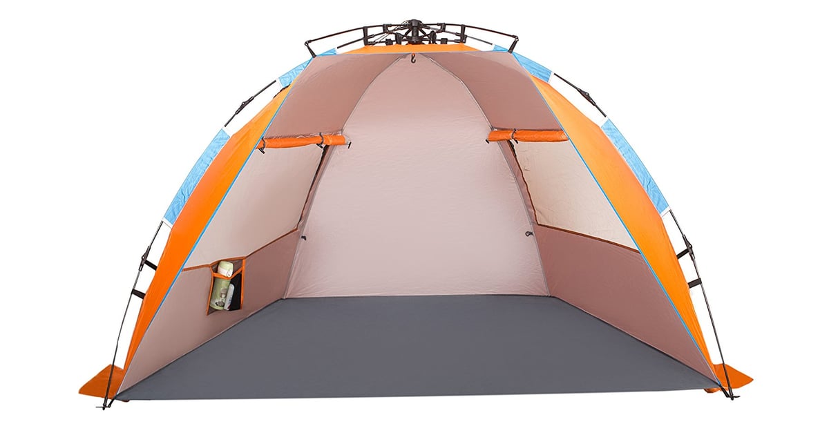 OILEUS X-Large 4-Person Beach Tent Sun Shelter | Best Beach Tents on Amazon | POPSUGAR Family 