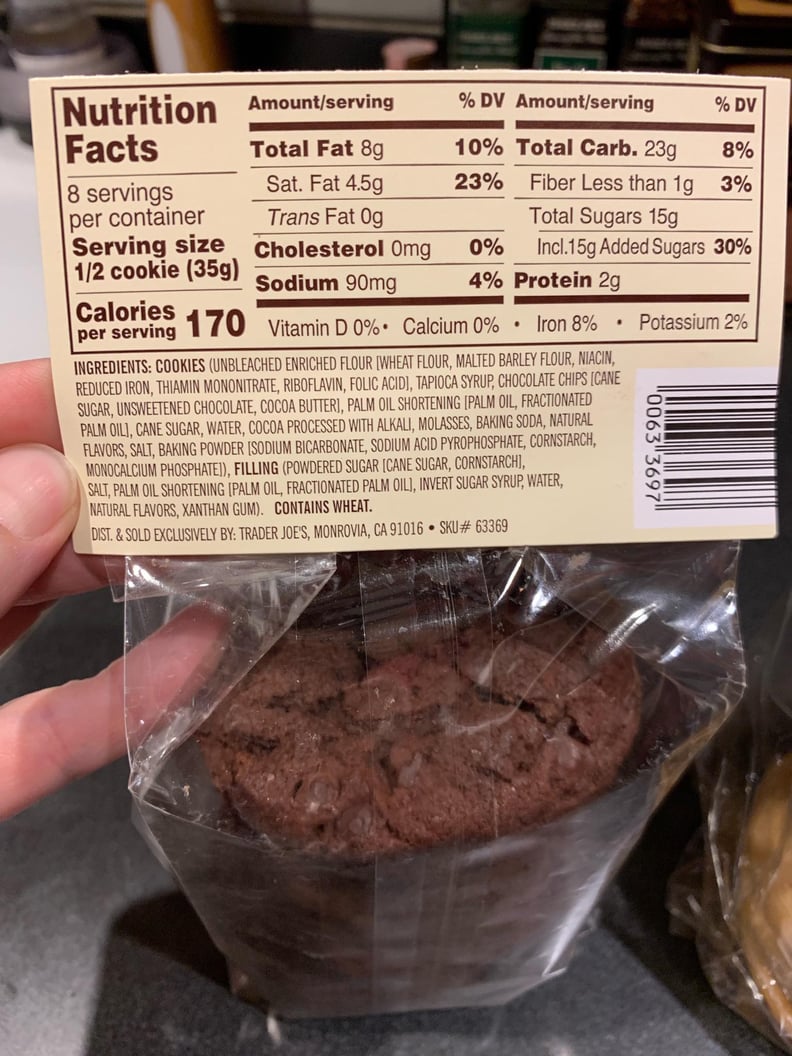 Chocolate Brownie & Vanilla Crème Nutritional Info