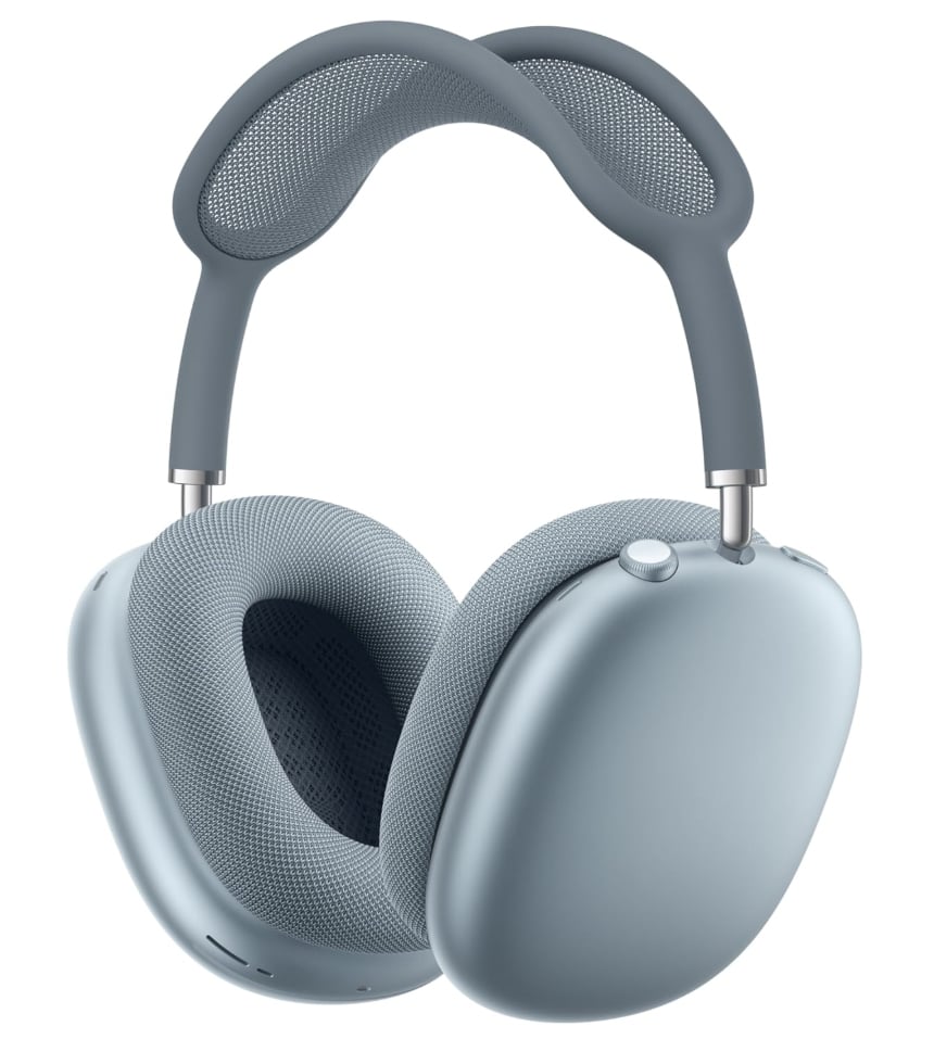 Apple AirPods Max Over-Ear Headphones, Blue ($495, originally $549)
Apple's AirPods Max headphones are the original "hot girl walk" headphones that you've probably seen all over TikTok. These over-the-ear, noise-canceling headphones boast crystal-clear sound quality. You can switch between noise-canceling modes, so you can block out the world or be aware of your surroundings. The headphones are available in five colors: silver, black, blue, red, and green. Check out our review of the Apple AirPods Max Over-Ear Headphones.
Editor Quote: "The sound on the AirPods Max is extremely clear — I've never had any issues with music sounding far away or 'tinny.' I can hear every single word of Death Cab For Cutie's 'Title and Registration' as if Ben Gibbard himself were singing into my ears. The headphones also have a 'Digital Crown' button where you can control the volume, answer phone calls, skip music, and use Siri. I love that I don't have to pick up my phone every time I want to turn up the volume." — Renee Rodriguez, senior beauty staff writer and social producer