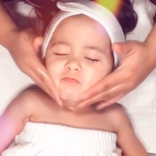 Aesthetician Gives Mini Facials to Her Daughter