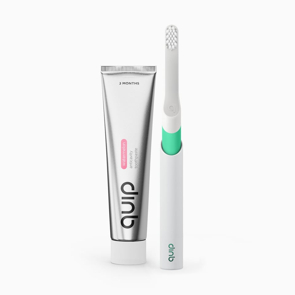 Kids Electric Toothbrush Set — Green