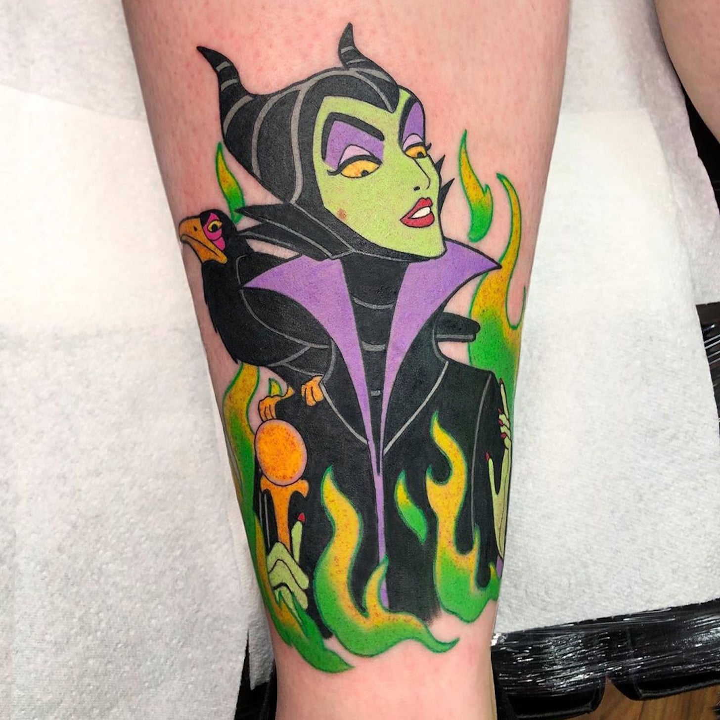 Newest addition to the Disney Villains themed sleeve Scar from Lion King  done by Kendal Harkey  Golden Lotus Tattoo Studio in Sherwood Ar  r tattoos