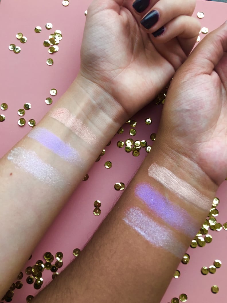 Swatches of All Three New Maybelline Highlighters