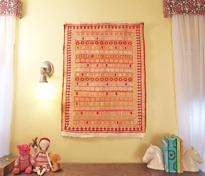 Hang a Rug as Wall Art