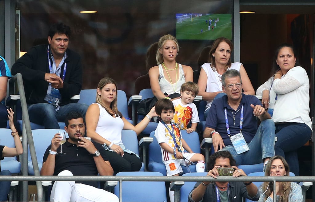 Shakira and Her Family at the Euro Cup 2016 | Photos