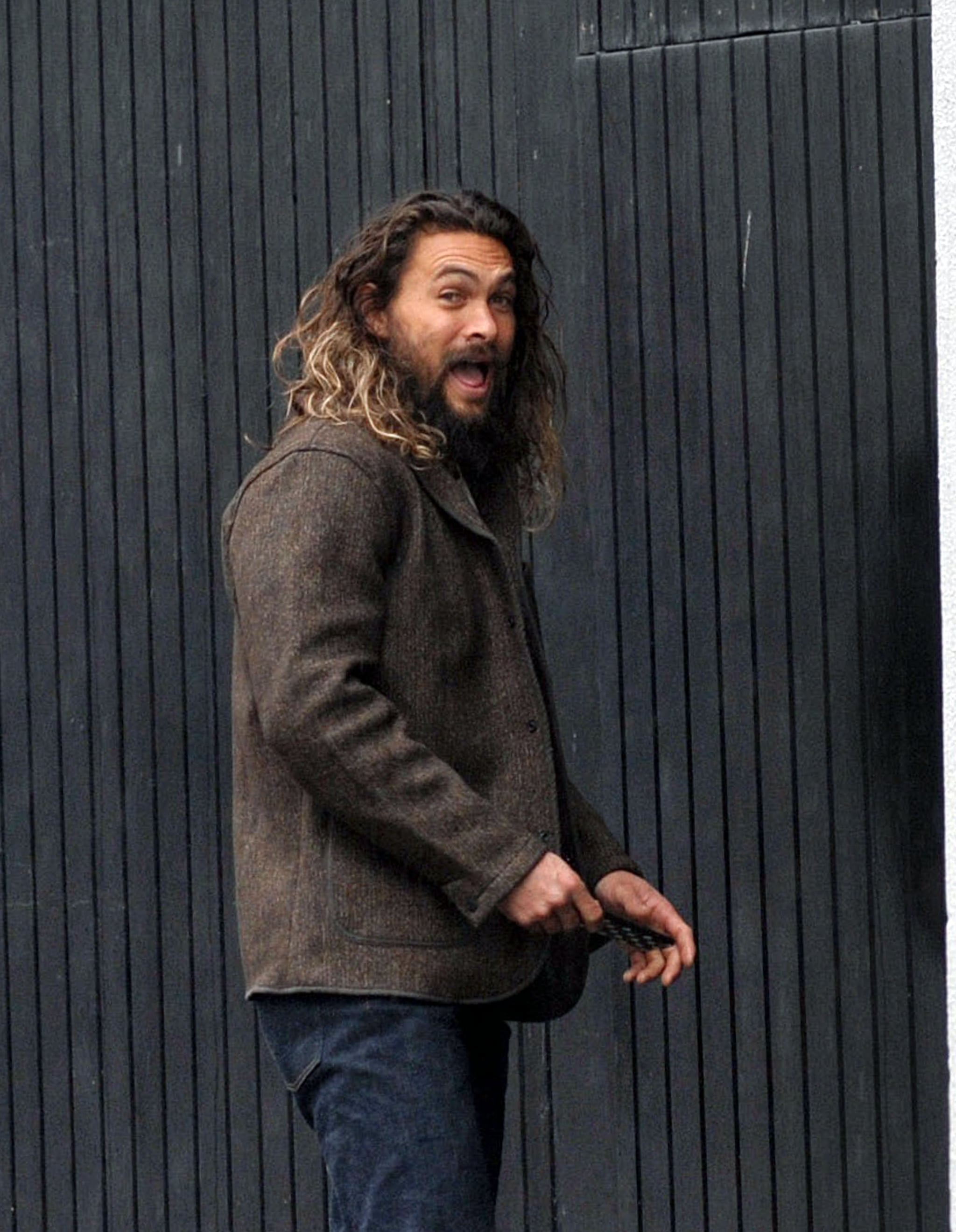 Jason Momoa at Guinness Brewery in Dublin February 2017