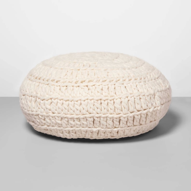 Round Hand Crochet Throw Pillow