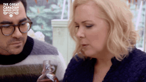 Dan Levy Sniffing Maple Syrup — Does It Get Much More Canadian Than That?