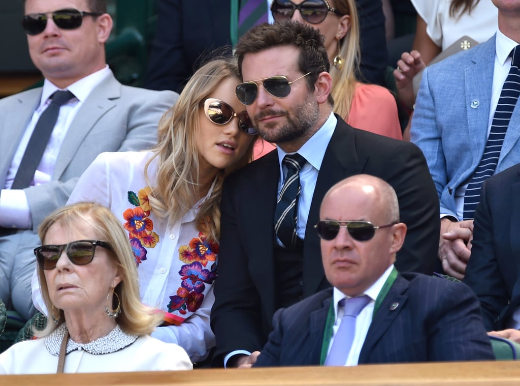 Bradley Cooper and Suki Waterhouse at Wimbledon 2014