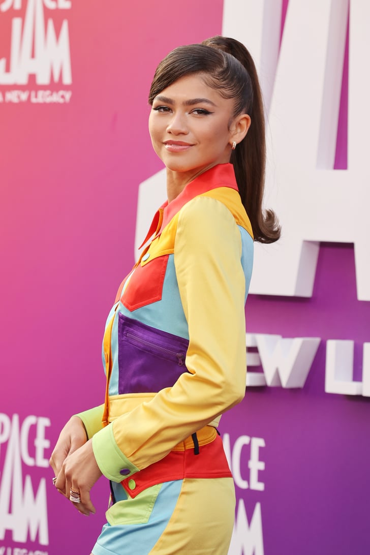 See Zendaya's Moschino Outfit at the Space Jam 2 Premiere POPSUGAR