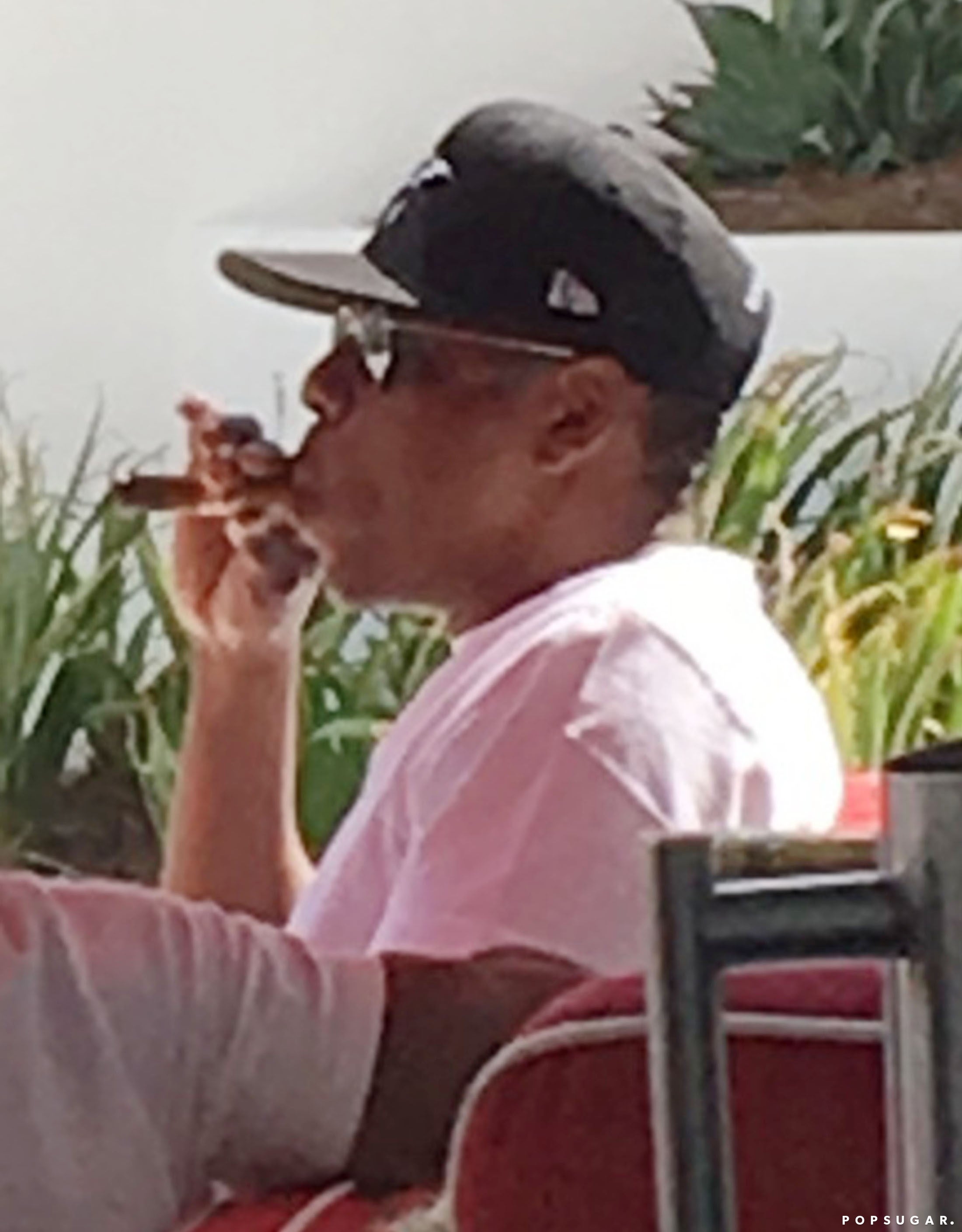 Jay Z Smoking Cigar in Miami After Lemonade Album