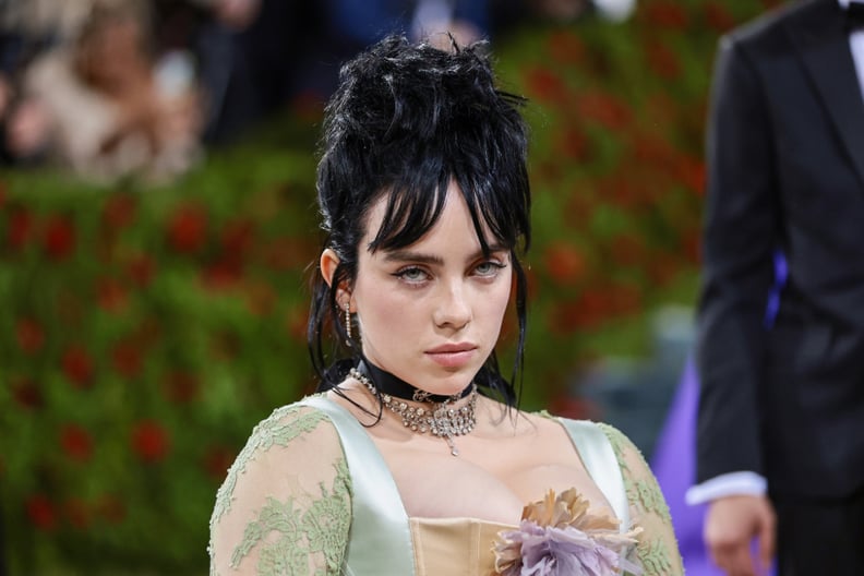 Billie Eilish's Black Hair and Curtain Bangs