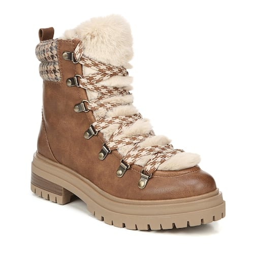 Circus by Sam Edelman Georgia Shearling Lace-up Boots