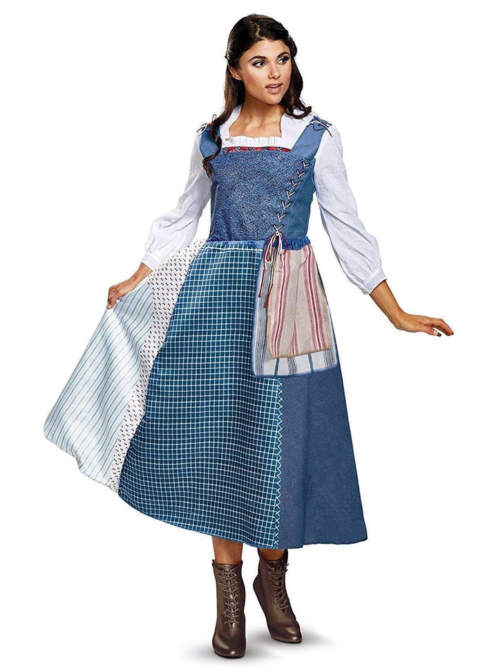Disney Belle Village Dress Deluxe Adult Costume | Best Disney Halloween ...
