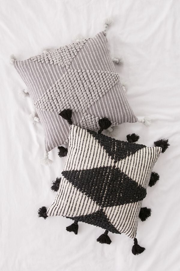 Geo Textured Throw Pillow Urban Outfitters Home Decor Under 50