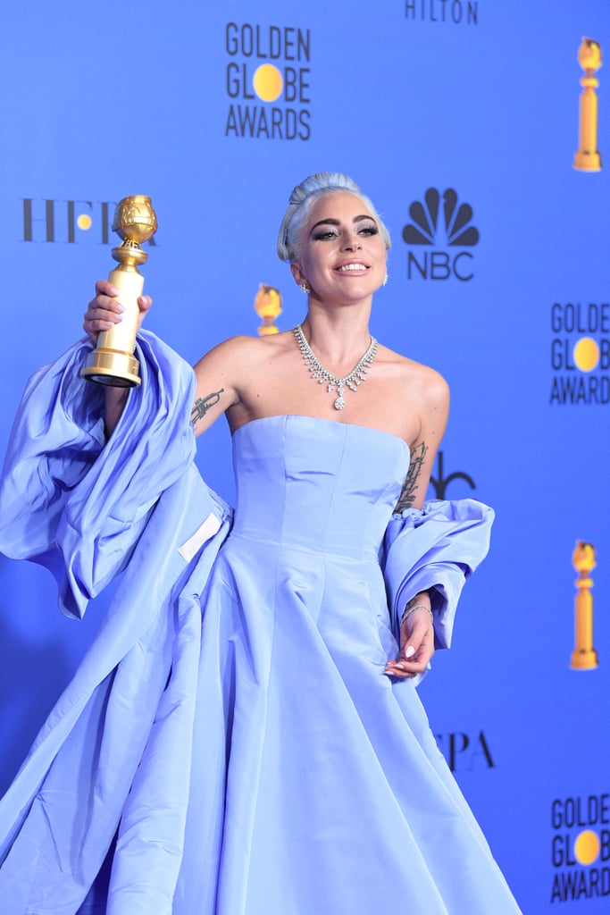 Lady Gaga Dress Golden Globes 2019 Popsugar Fashion Photo 4 