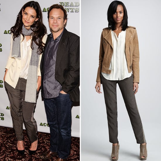 Katie Holmes Wearing Printed Pants | POPSUGAR Fashion