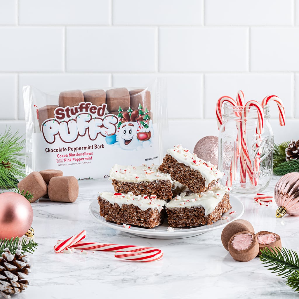 Stuffed Puffs Debuts Chocolate Peppermint Bark Marshmallows