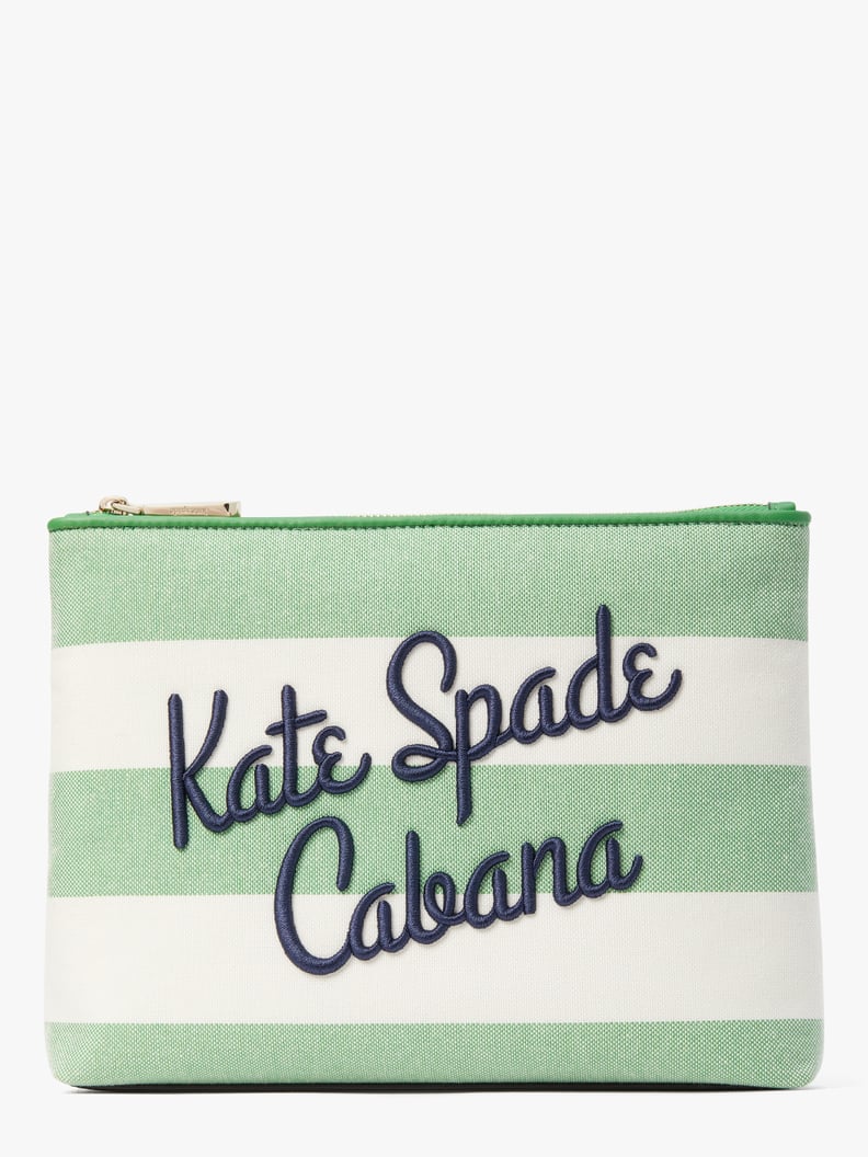 Stay Organized: Kate Spade New York Cabana Striped Canvas Pouch