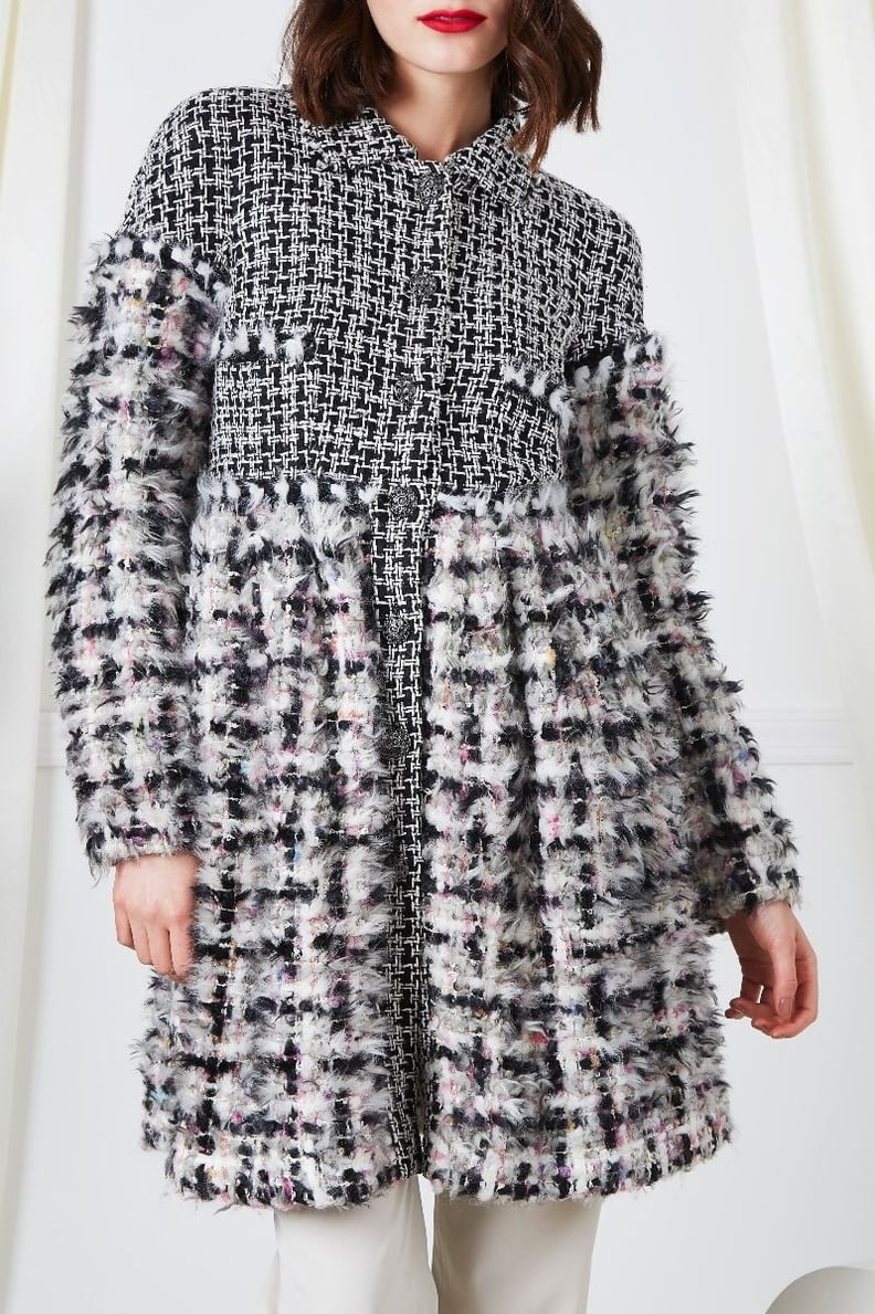 Chanel F/W 2010 Gray & Pink Boucle Coat