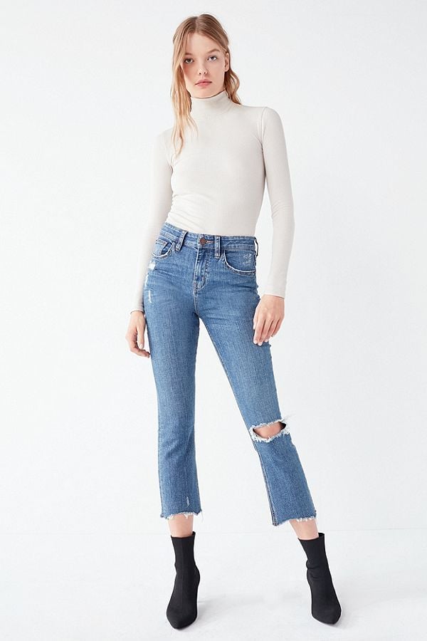 BDG Kick Flare High-Rise Cropped Jean | Urban Outfitters Summer Sale ...