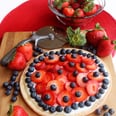Healthy Berry and Yogurt Dessert Pizza