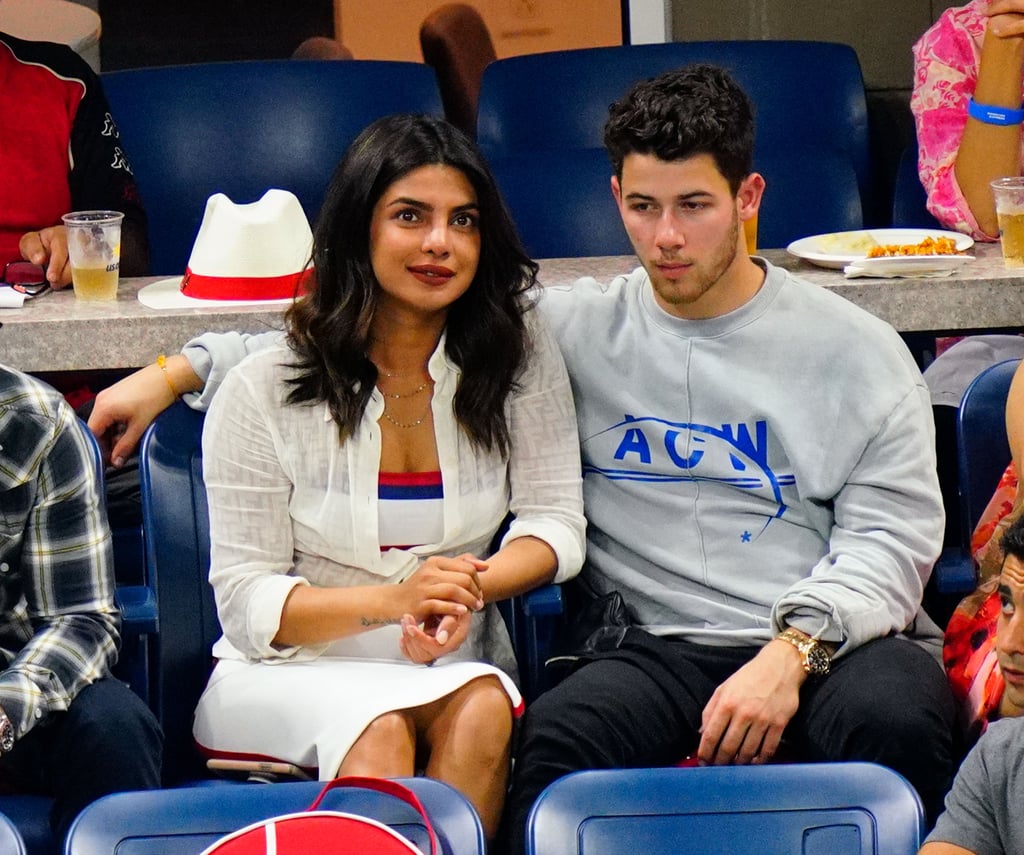 Priyanka Chopra's White Dress With Nick Jonas at US Open