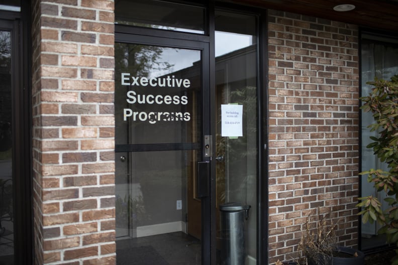 ALBANY, NY - APRIL 26: The exterior of the NXIVM Executive Success Programs office at 455 New Karner Road on April 26, 2018 in Albany, New York. Keith Raniere, founder of NXIVM, was arrested by the FBI in Mexico in March of 2018. (Photo by Amy Luke/Getty 