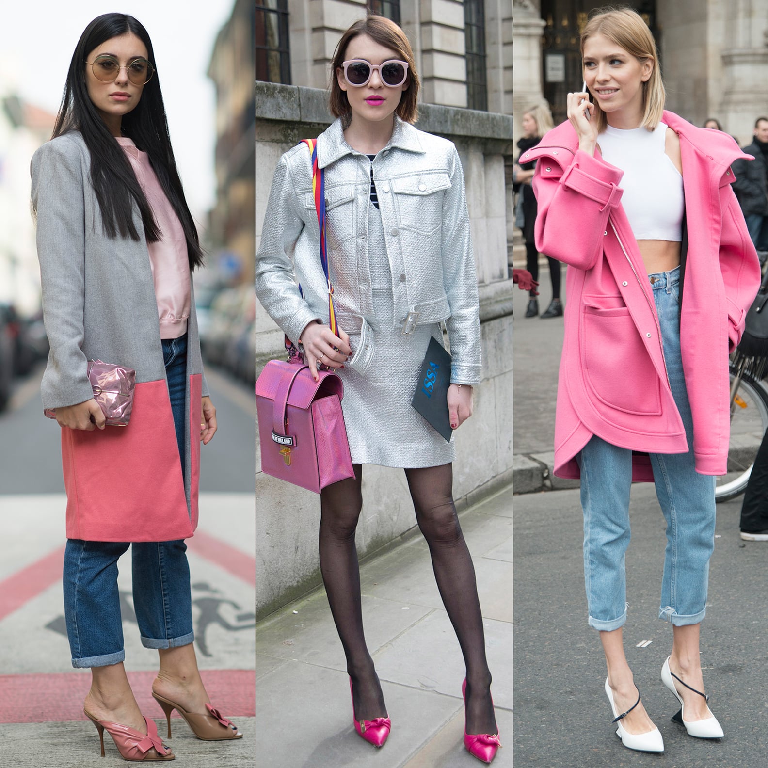Pink Street Style Fashion | POPSUGAR Fashion