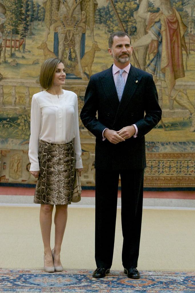 When She Made Sexy Snake Print Look Professional
