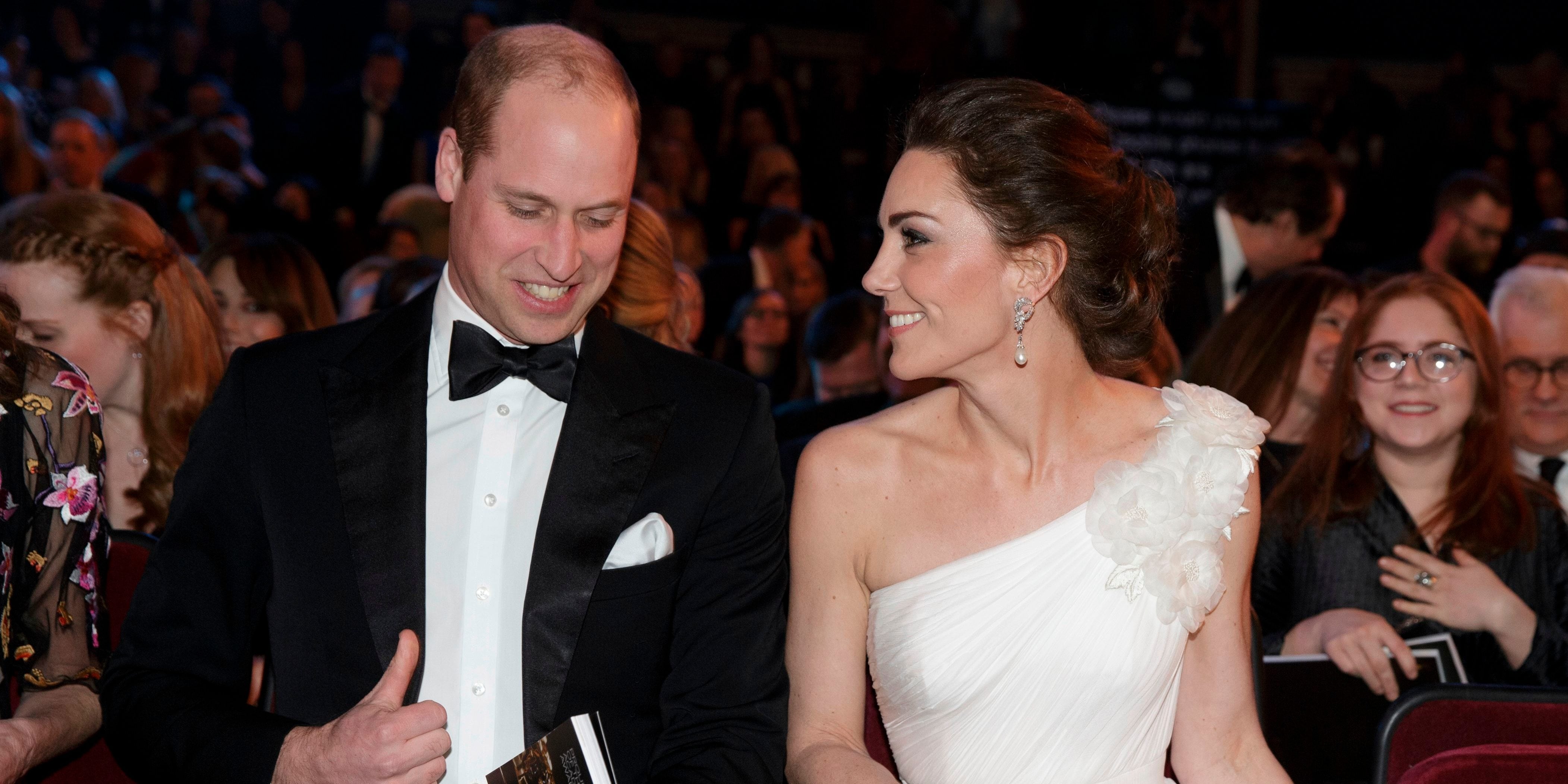 Prince William and Kate Middleton at the BAFTA Awards | POPSUGAR Celebrity